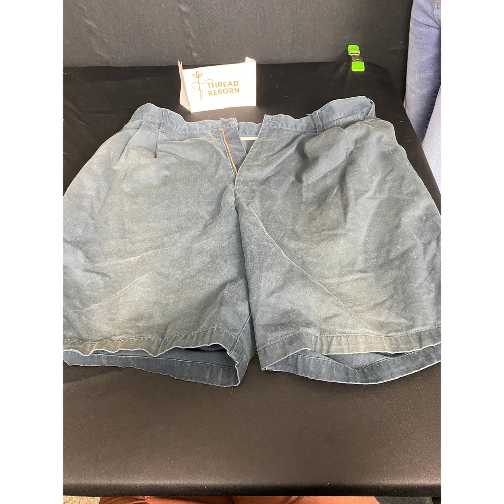Redhead Men's W38 Blue Cotton Pleated Casual‎ Shorts RN15481